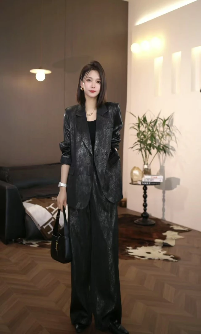 【YINGZI】休闲轻奢新款时尚洋气套装显瘦韩版百搭