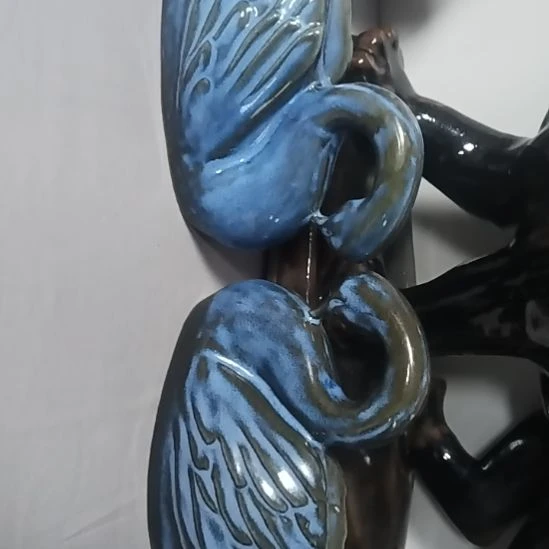 陶瓷六七八磁州窑天鹅一对