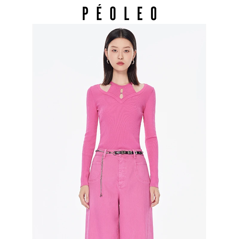 套头薄长袖毛衣PK2107122