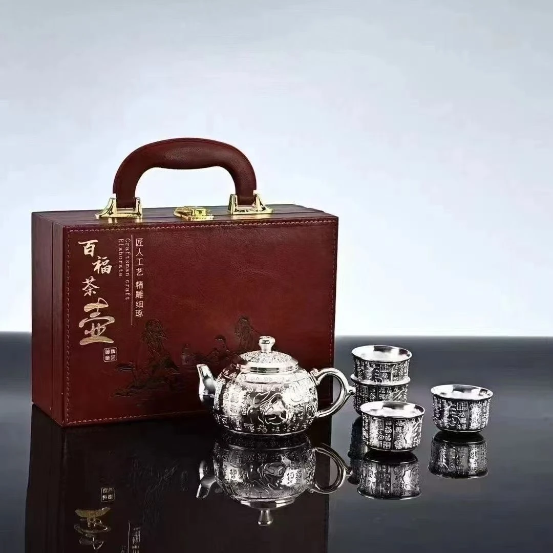 【导福】壶杯子百福五件套日用送礼自用收藏
