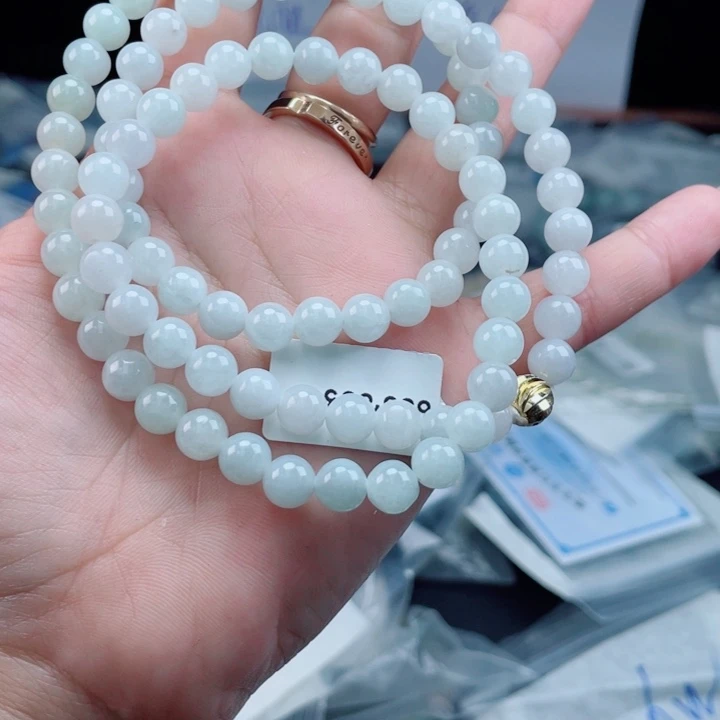 未镶嵌定制翡翠珠串