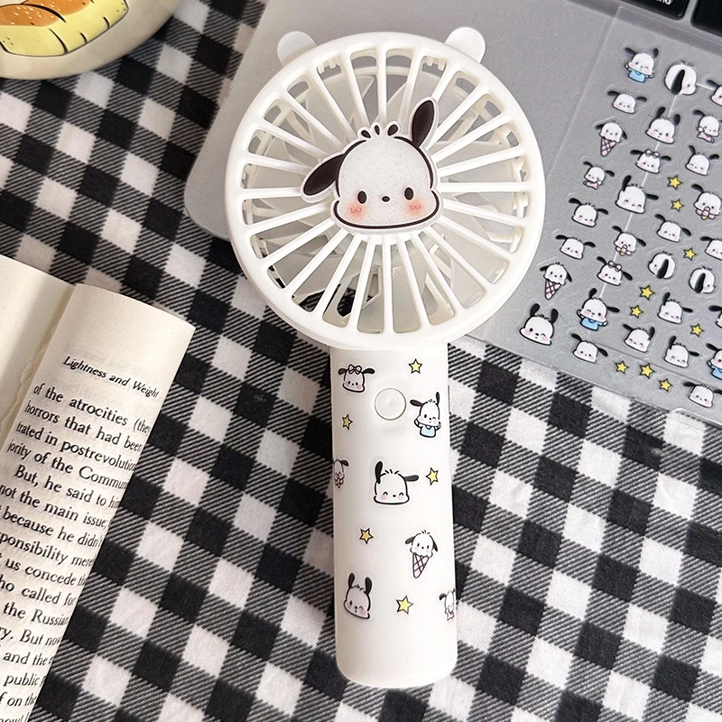 【咕噜】帕恰狗手持小风扇可充电学生小风扇汽车便携式驾车个人用品