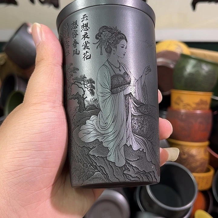 茶杯紫砂全手工紫砂主人杯