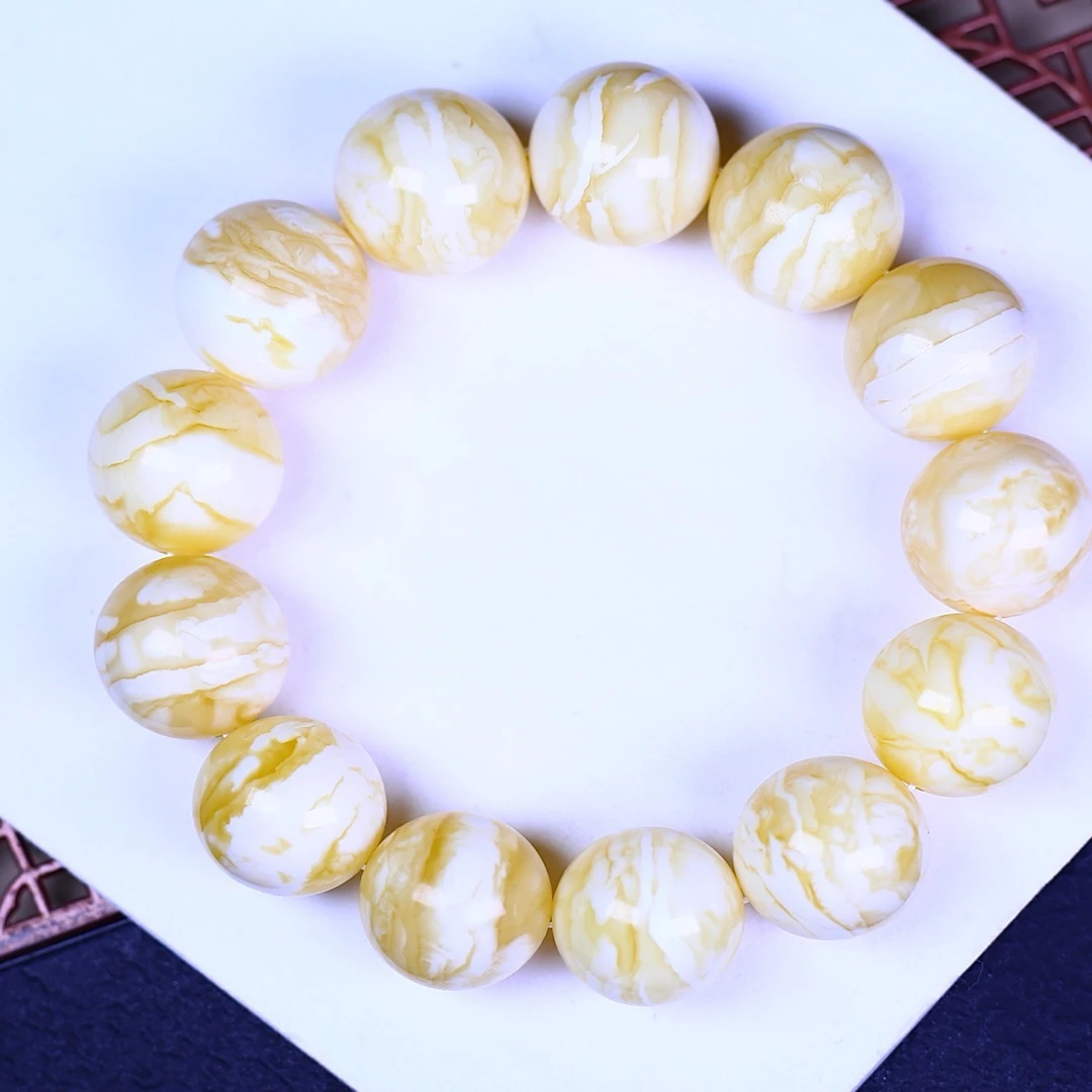 经典好物 霸气大哥快来 18+mm俄料虎皮顺纹圆珠手串 45.3克