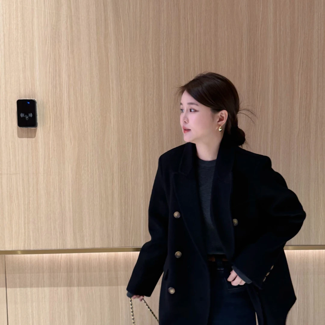 【小洁推荐 】只有一批！小个子定制西装款双面羊毛大衣