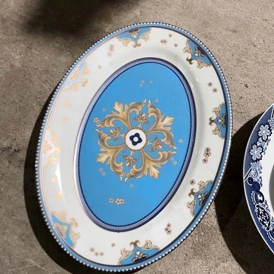 盘12寸盘一个陶瓷陶瓷