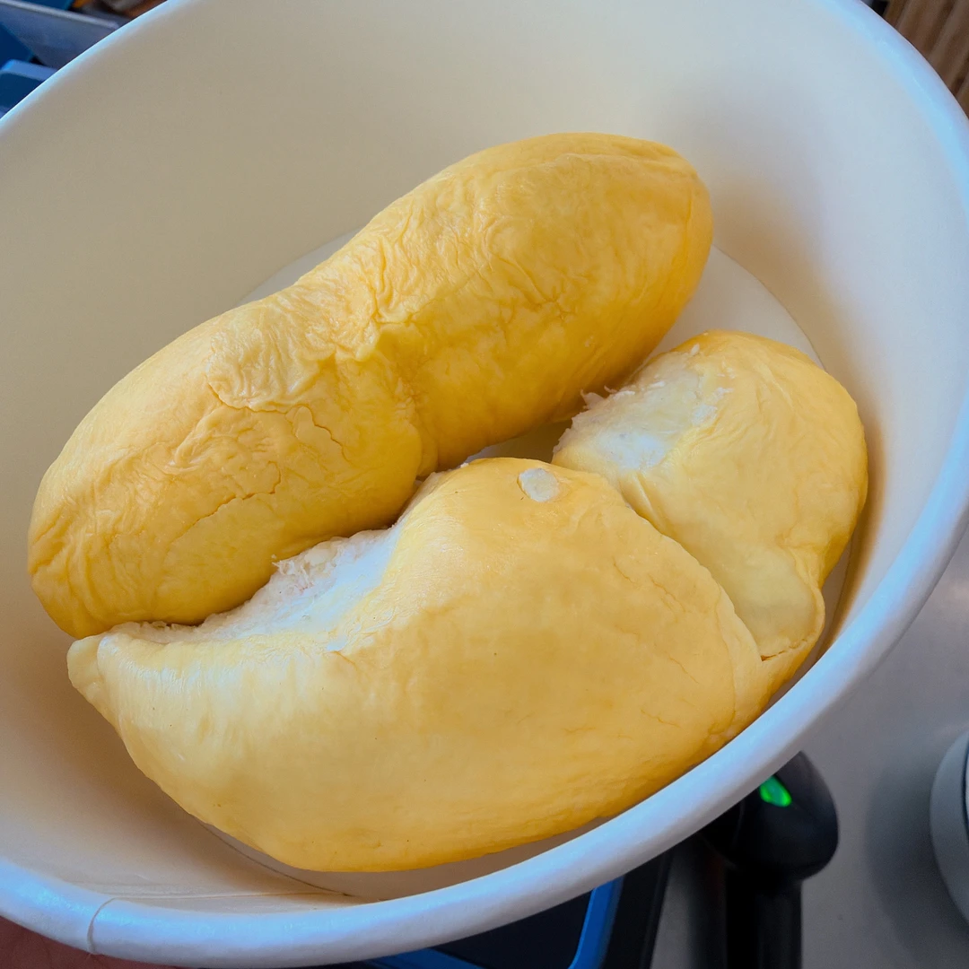 新鲜榴莲一果一中重kg核小（榴莲盒子2）金枕