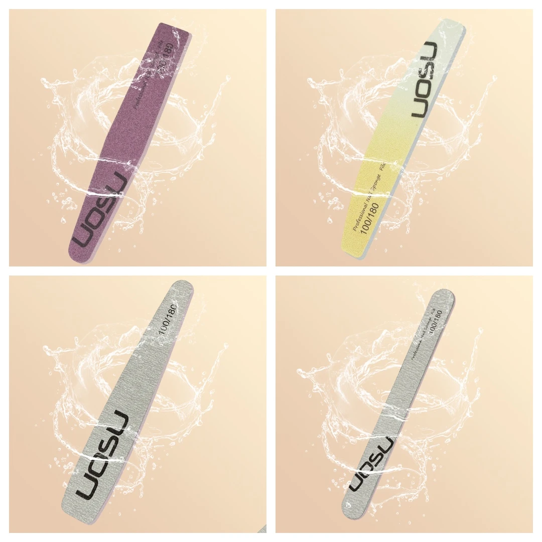 美甲打磨条挫条修形条海绵条指甲抛光条甲面打磨工具水洗磨砂甲条