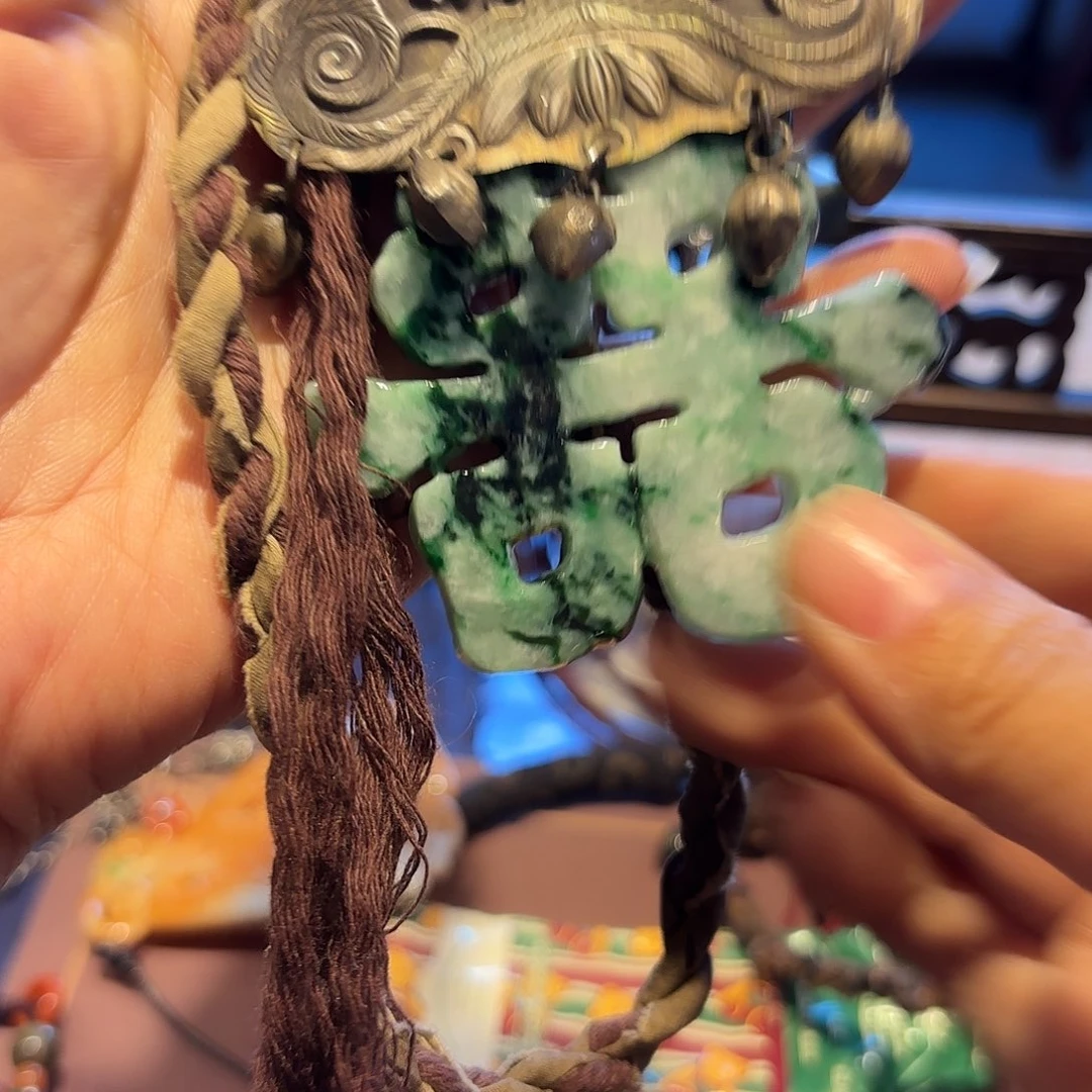 翡翠未镶嵌颈饰原创