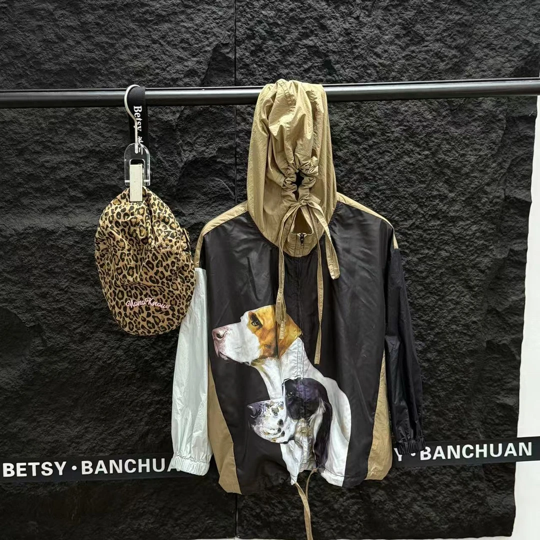 半川81994儿童防晒衣小狗印花夏季新款男童潮流中小童百搭上衣