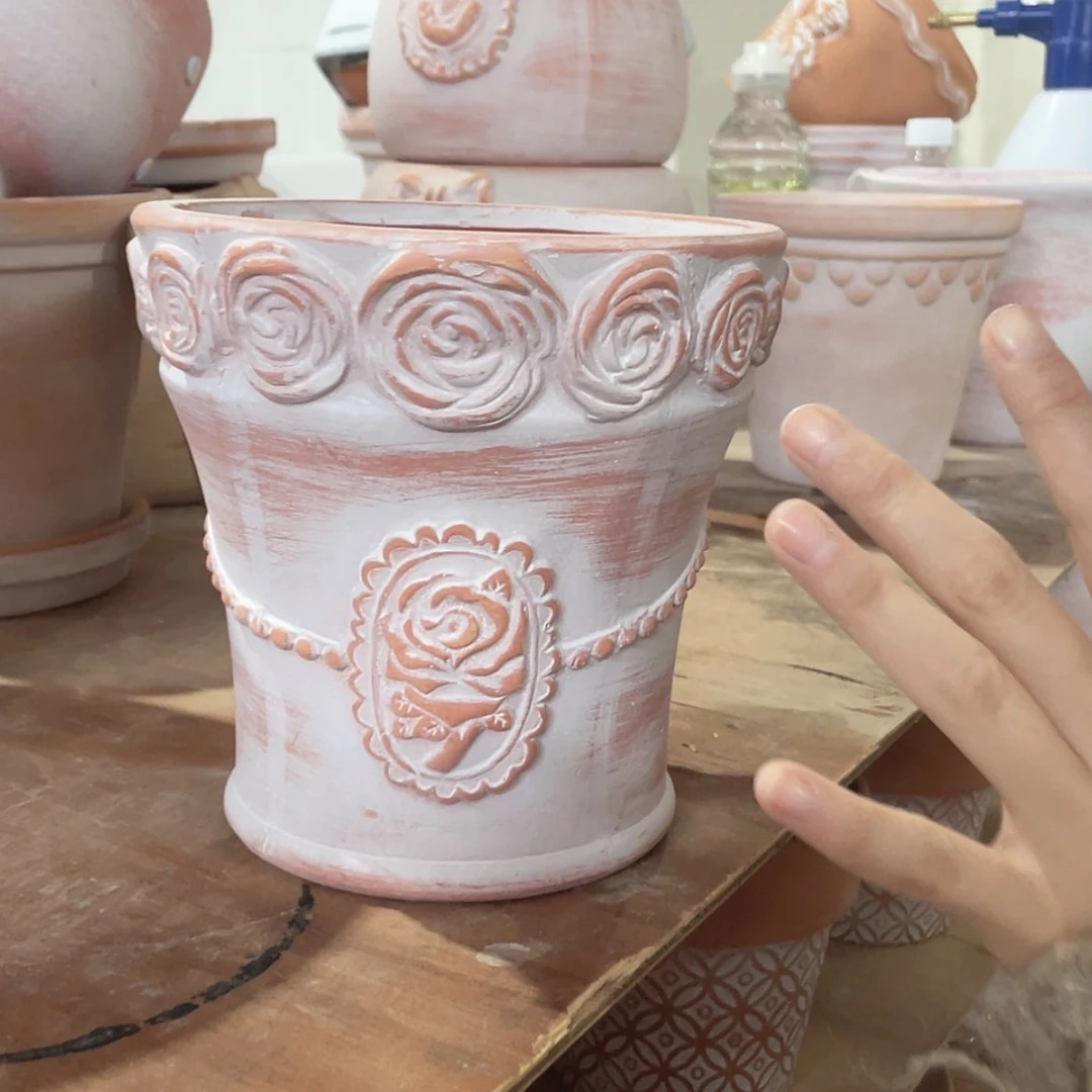 【闪购商品】红陶复古玫瑰花束15-15