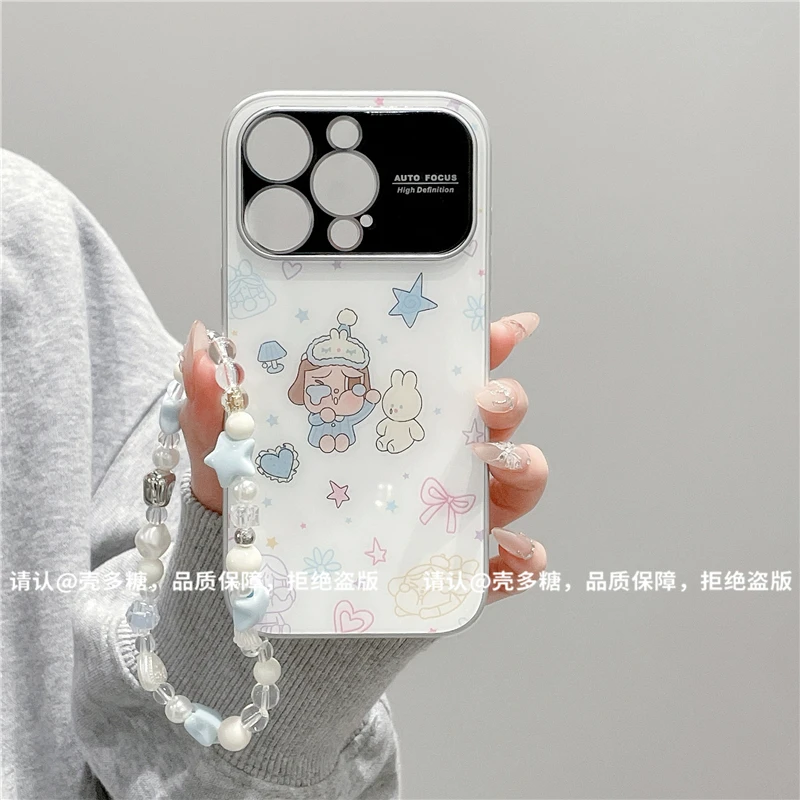 肤感大视窗玻璃壳适用苹果iPhone17手机壳16promax新款潮15保护套