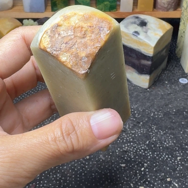 毋***殆老挝石青田老封门带皮