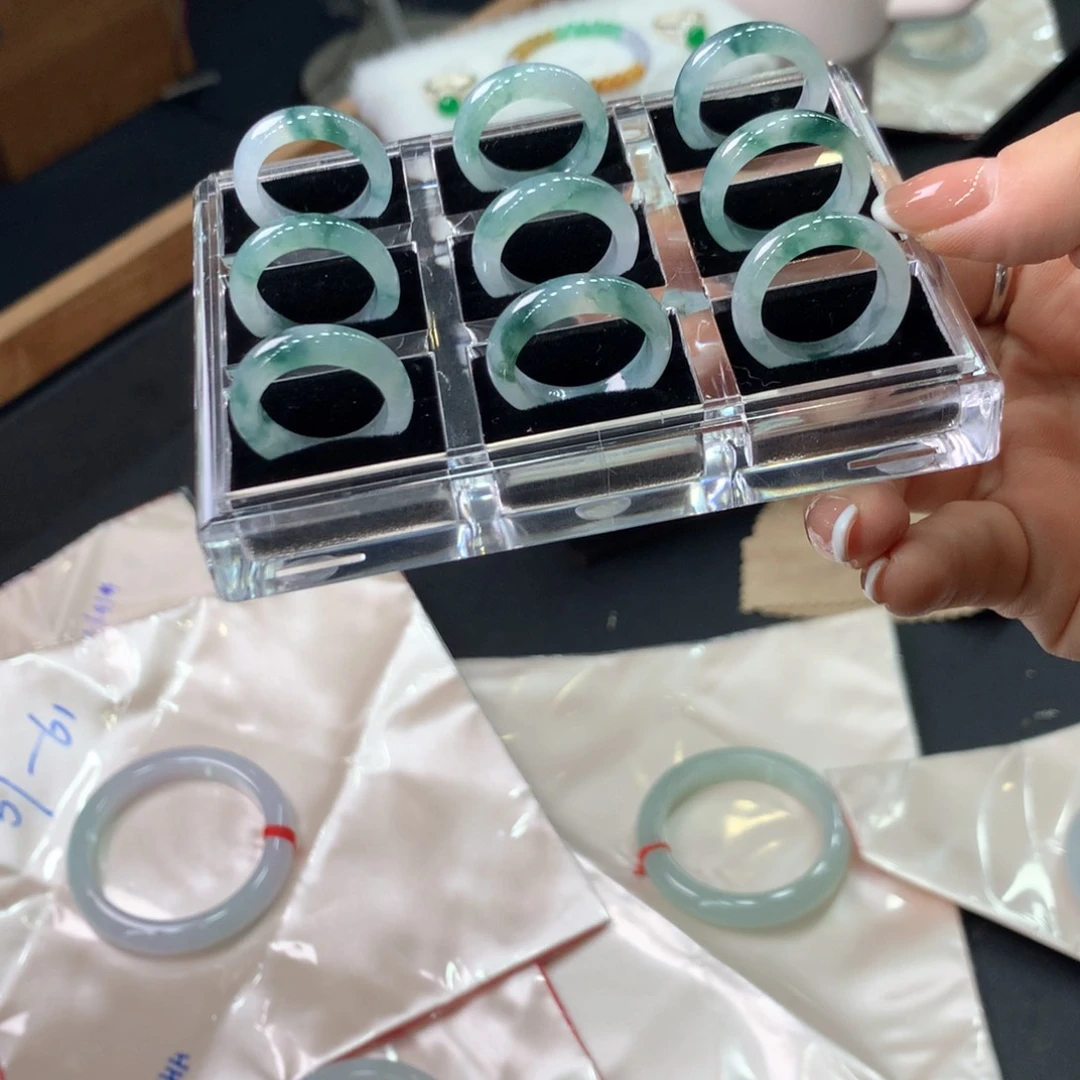 未镶嵌戒圈翡翠多样性发1