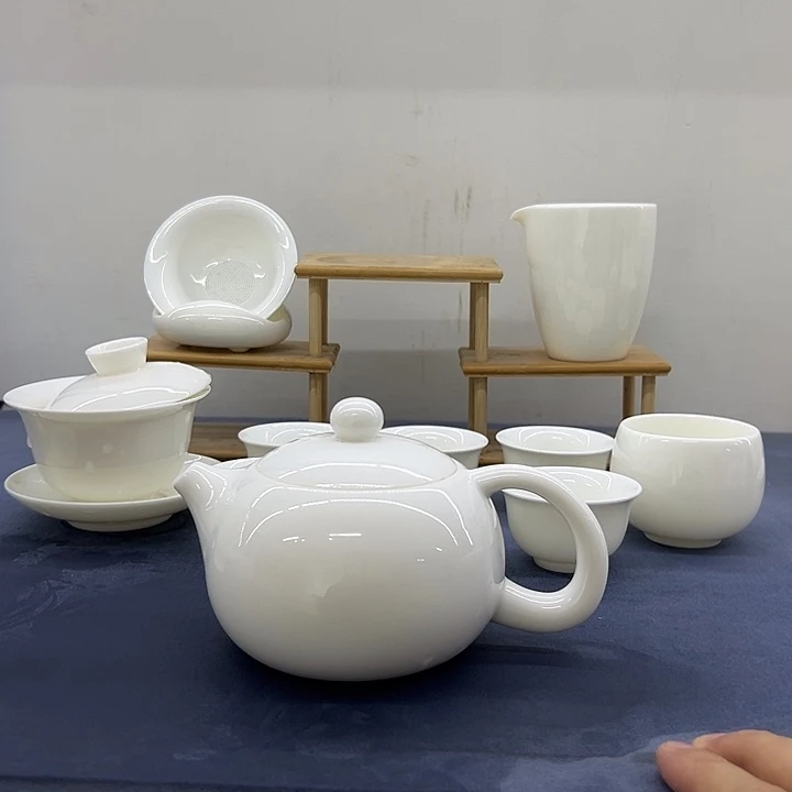 德化白瓷300毫升大壶套装