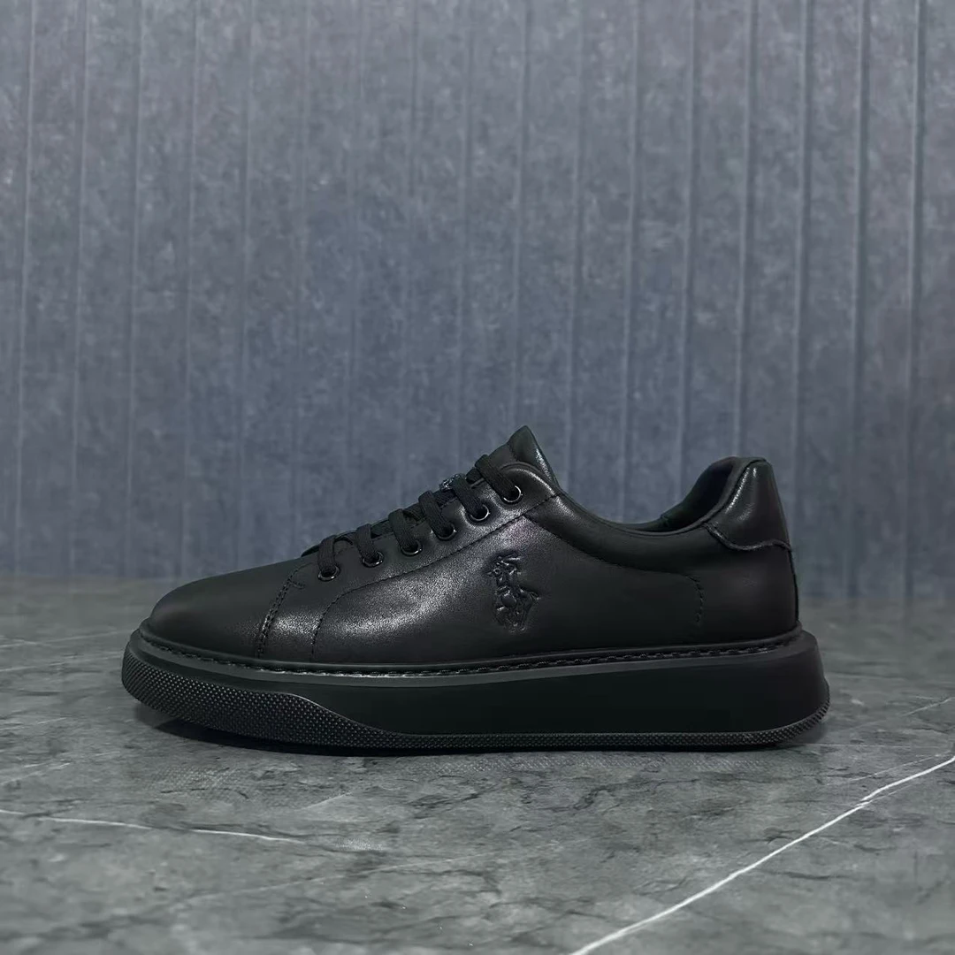 S59黑-头层牛皮男士时尚休闲百搭男鞋