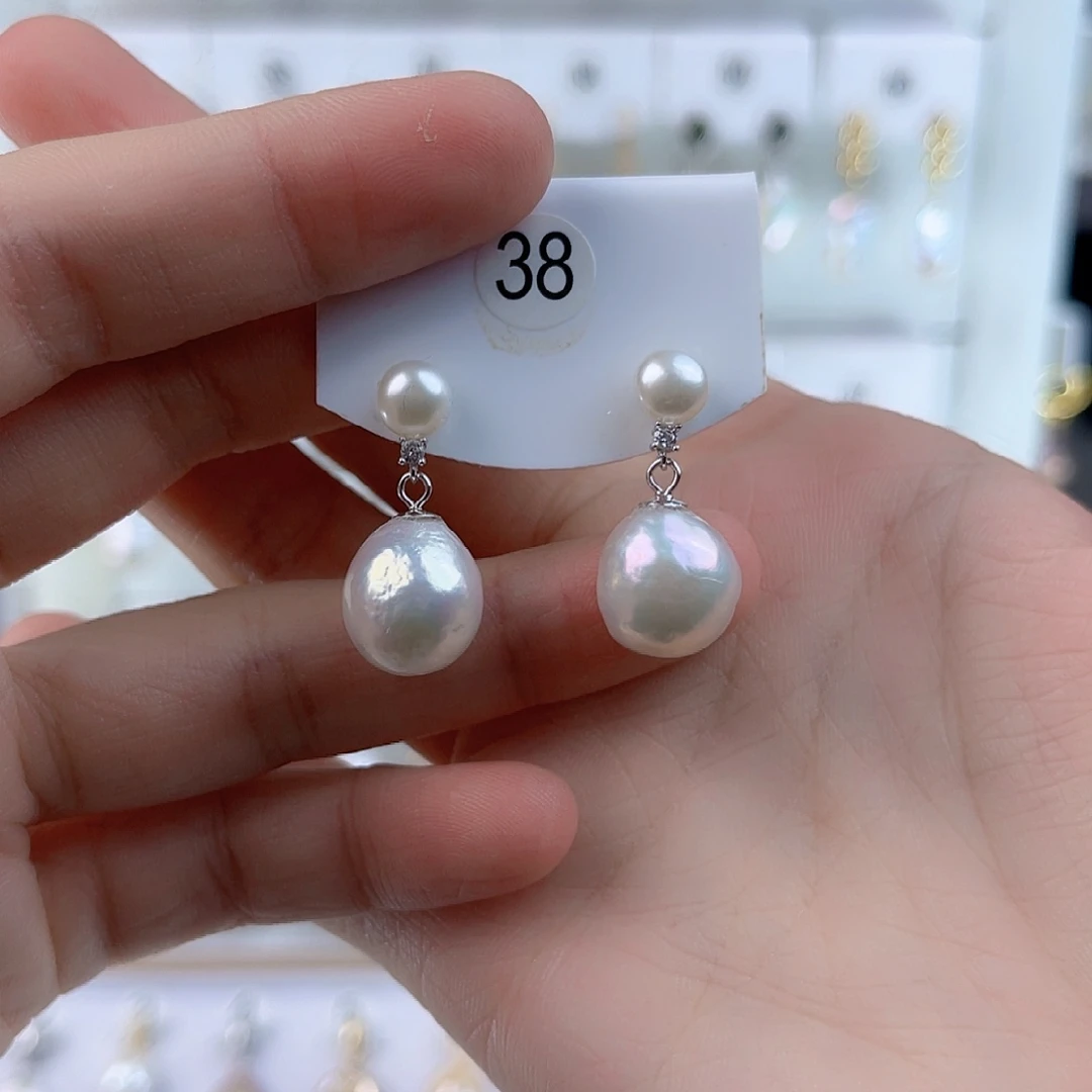@***@耳饰淡水珍珠未镶嵌
