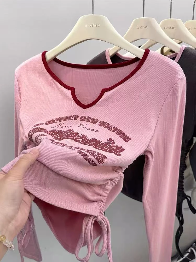 【YZ•衣系列】NN669-时尚女装设计感小衫休闲重工百搭气质显瘦