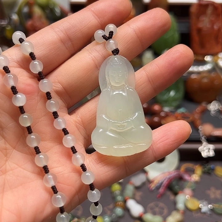 未镶嵌岫玉吊坠，挂件，
