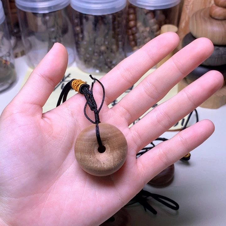 檀香木其他檀香小平安扣微瑕
