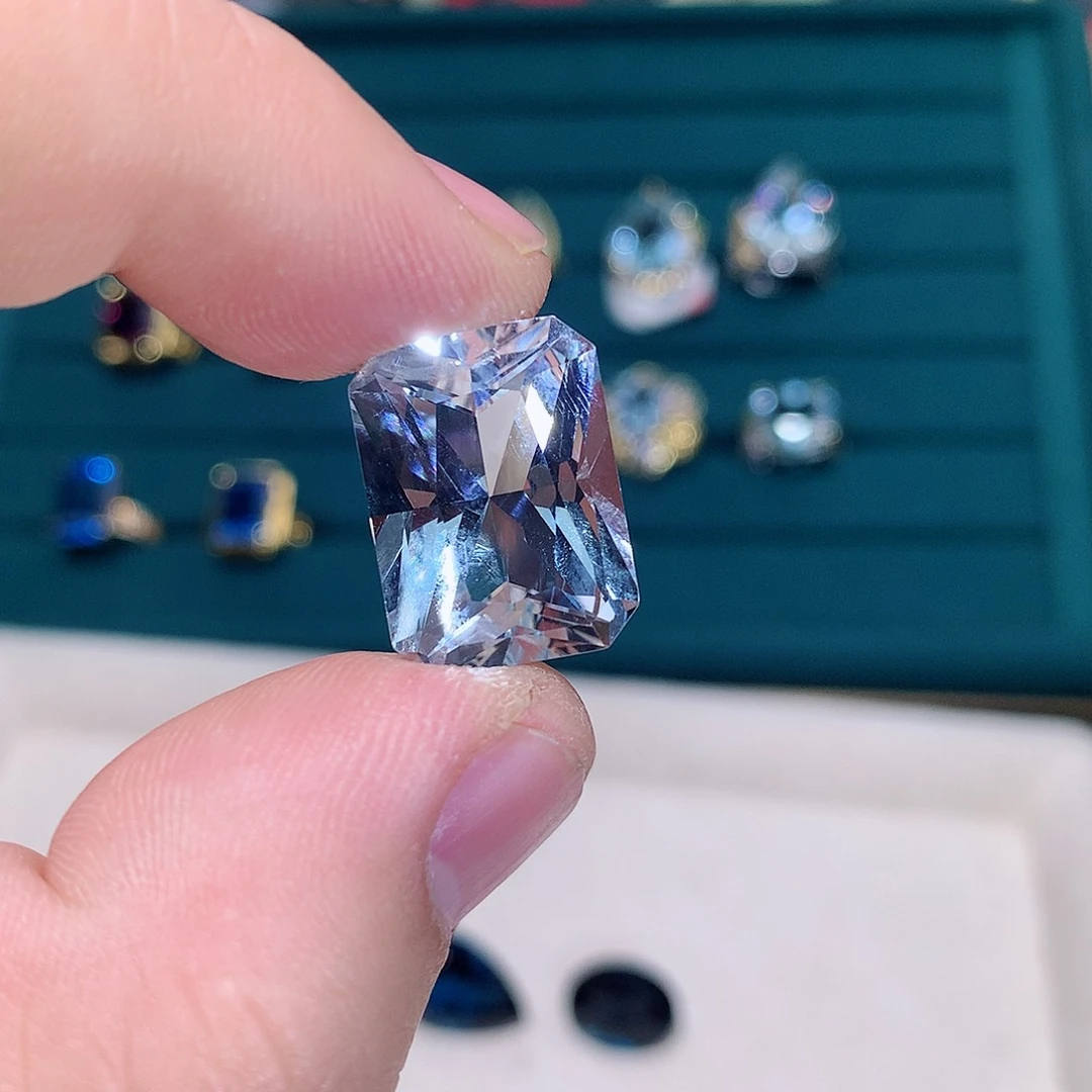 托帕石戒指未镶嵌长***?裸石