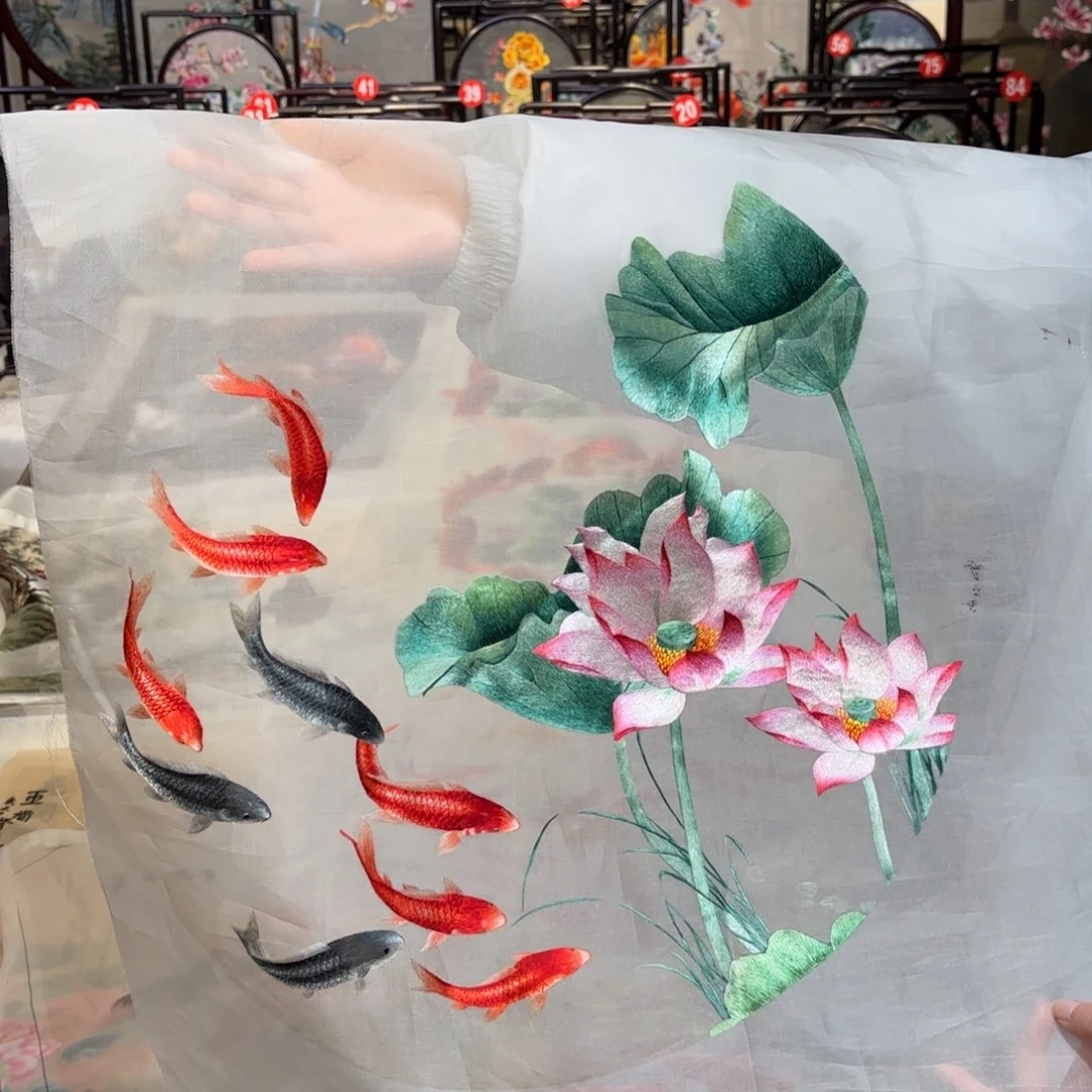 织绣纯手工非遗苏绣绣片