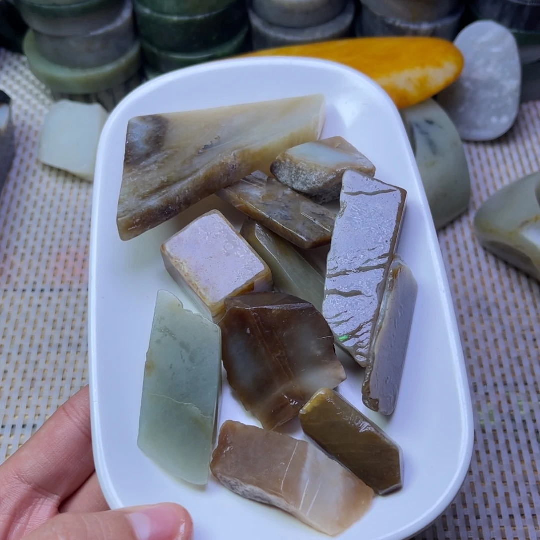 未镶嵌和田玉珠宝半成品