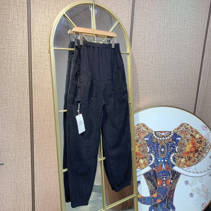 SS075孕妇黑色裤子XL110-140 XXL150  4XL170