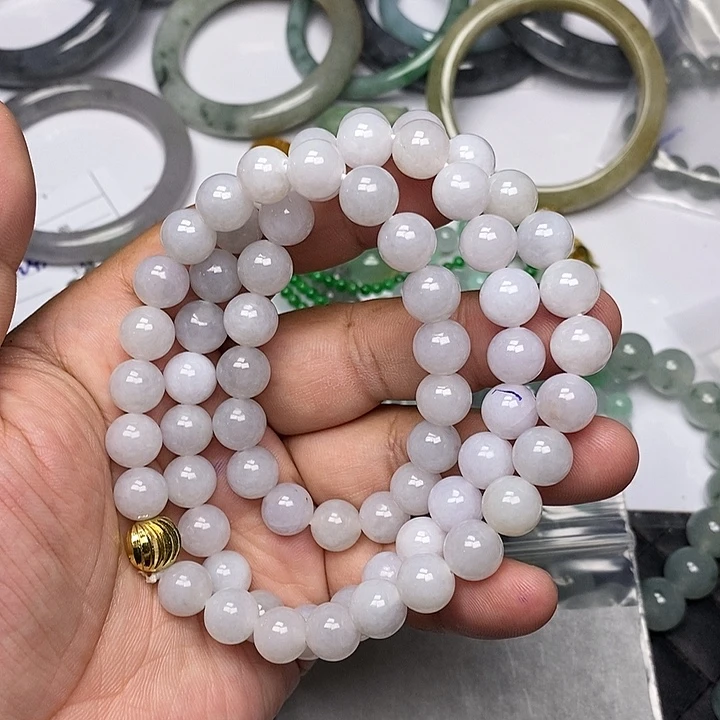 定制翡翠未镶嵌毛货需要抛光请慎拍