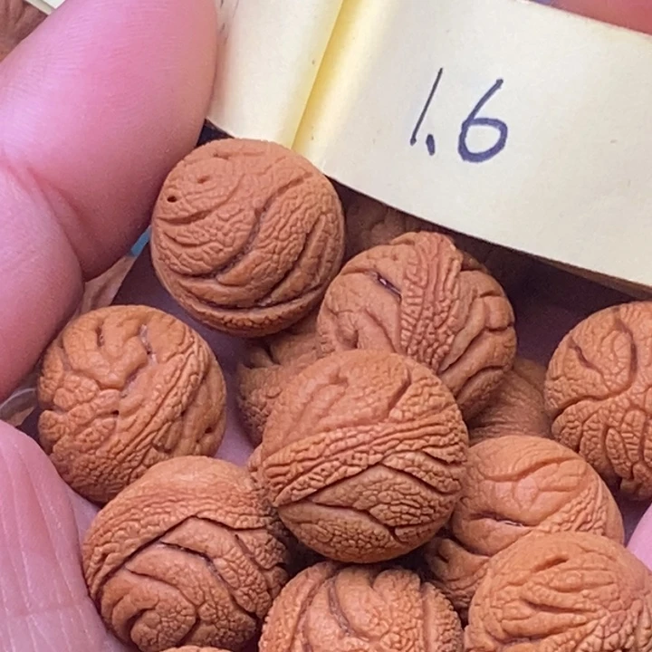 秦岭龙纹桃核15颗