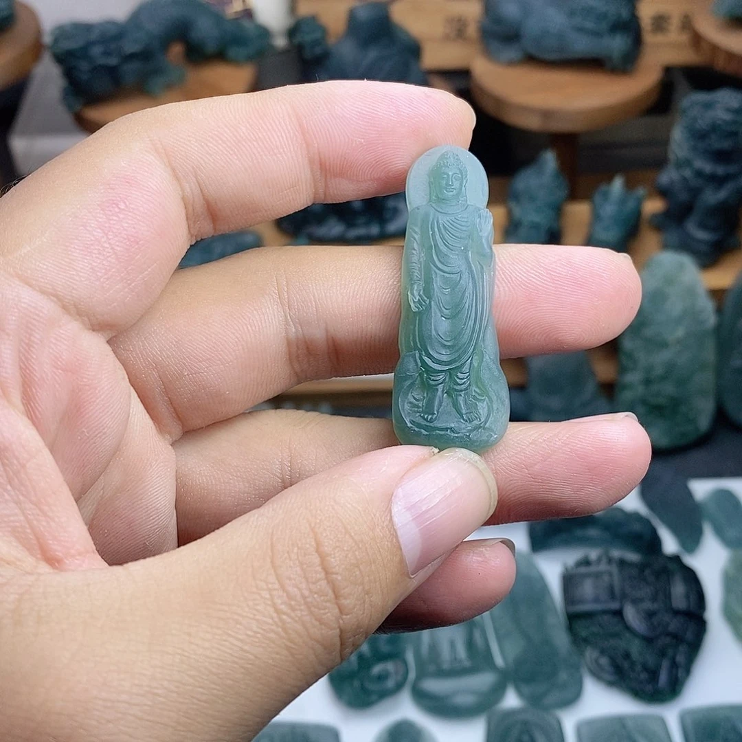 定制翡翠未镶嵌阿米