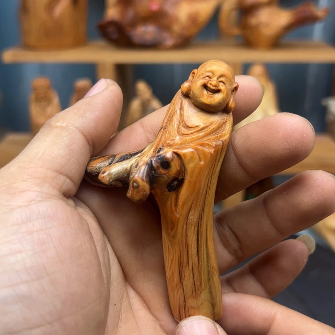 木这***…崖柏木摆件手把件