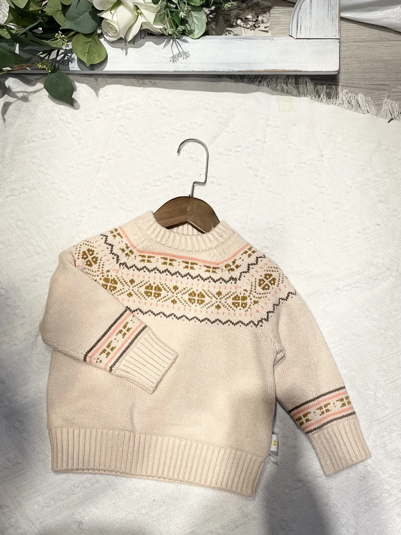 DDY6176提花毛衣【80-130】（非质量不退换）