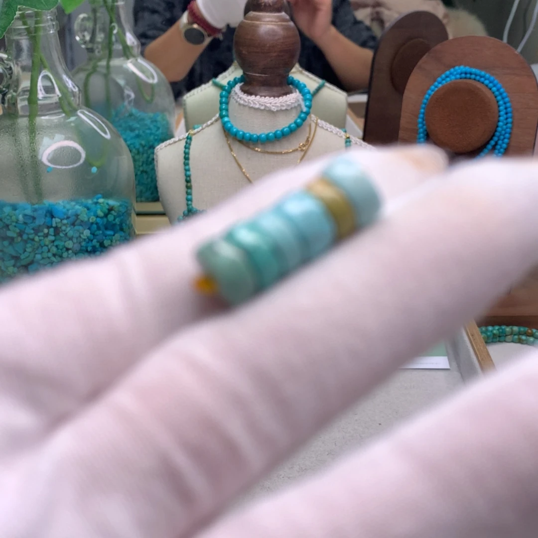 绿松石未镶嵌配饰