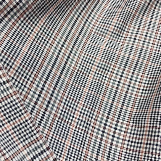 混纺薄款时尚格子面料