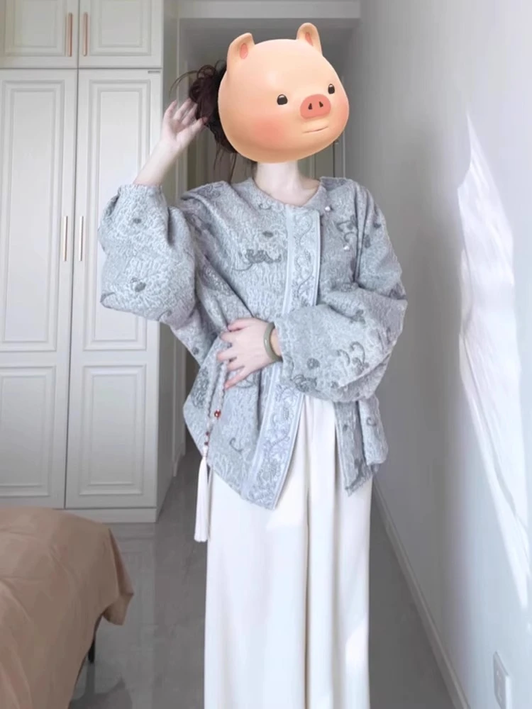 2025新款春季穿搭一整套女新中式女装中国风轻奢高级感超火两件套