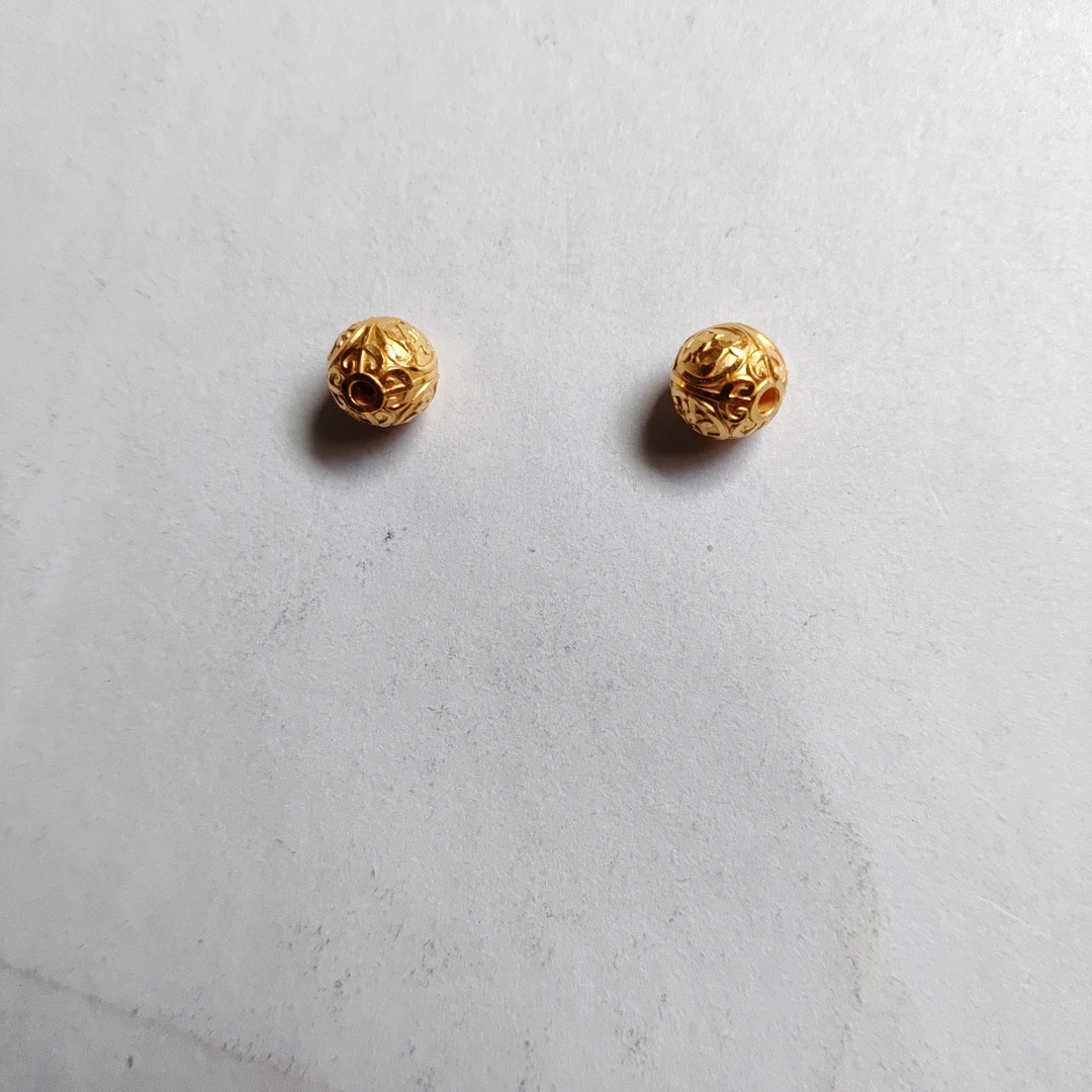金元宝足金999貔貅珠子首饰