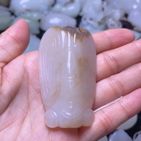 和田玉未镶嵌吊坠(不含链)