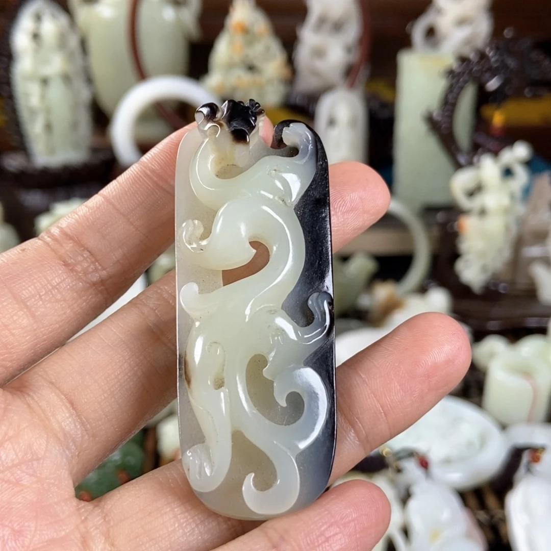 和田玉挂件未镶嵌用*