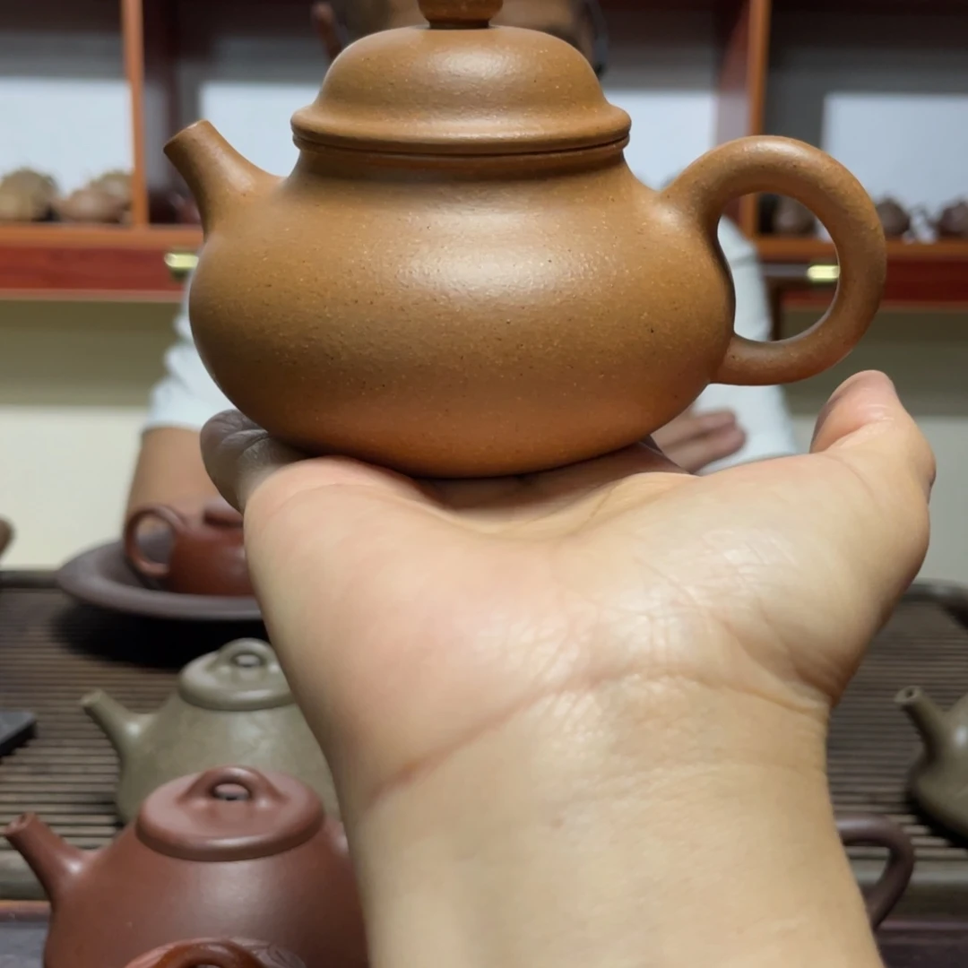 茶壶紫砂黄金段容天200CC