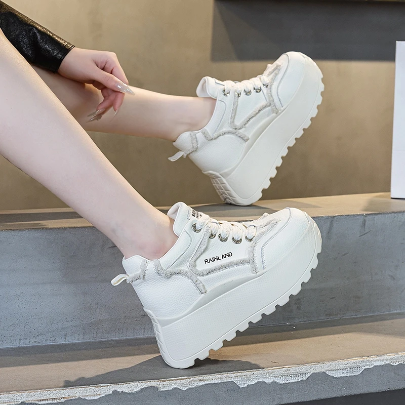 清仓女鞋加绒高帮运动鞋女2025新款百搭时尚厚底老爹鞋跑步鞋