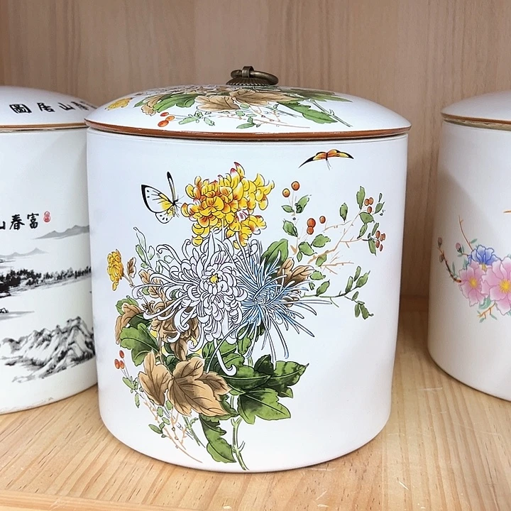 瓷片茶叶罐密封罐
