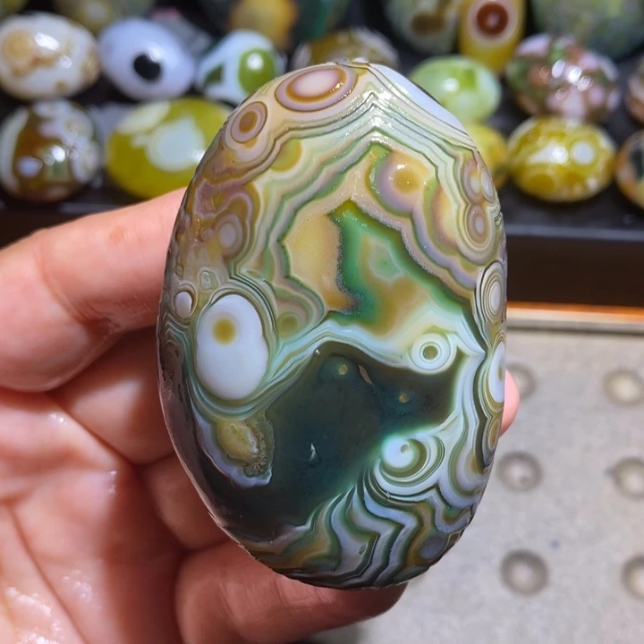 未镶嵌玛瑙/玉髓珠宝半成品23