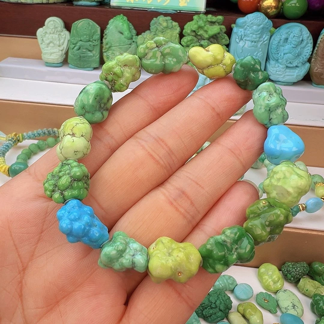 未镶嵌绿松石项链