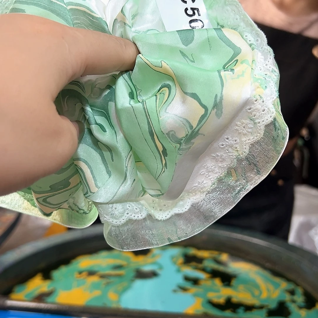 ?****꒱501大蕾丝发圈手作