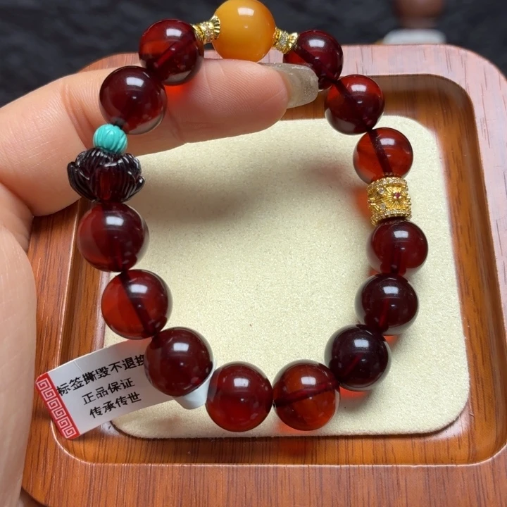 血珀未镶嵌手链手串