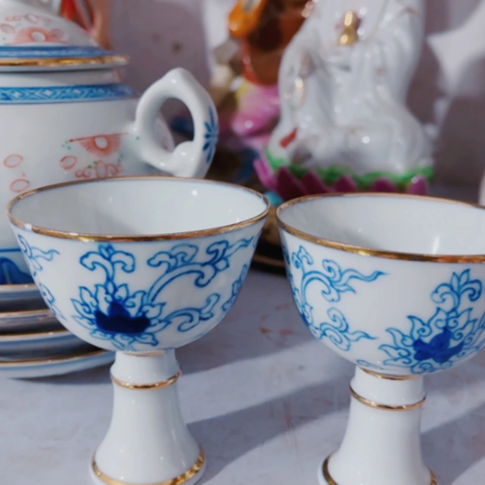 【闪购商品】紫砂茶盘小*椒杯子2个