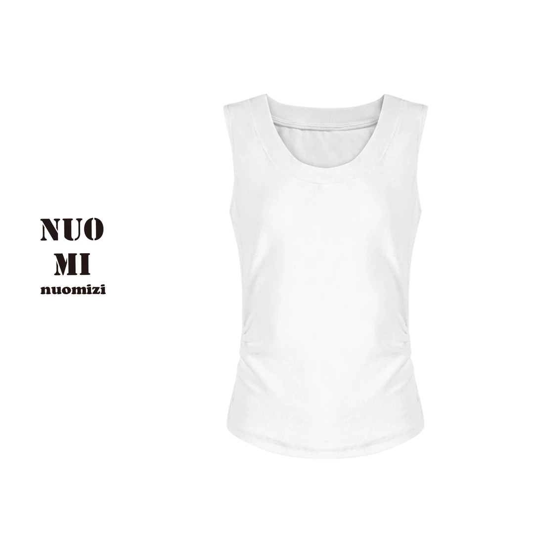 ZOZ糯米子[搭配能手] 吊带背心外穿夏季新款修身显瘦无袖短款上衣