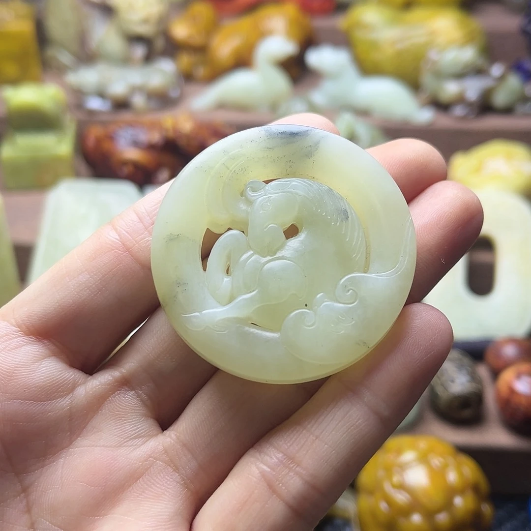 白玉菩提吊坠103。。