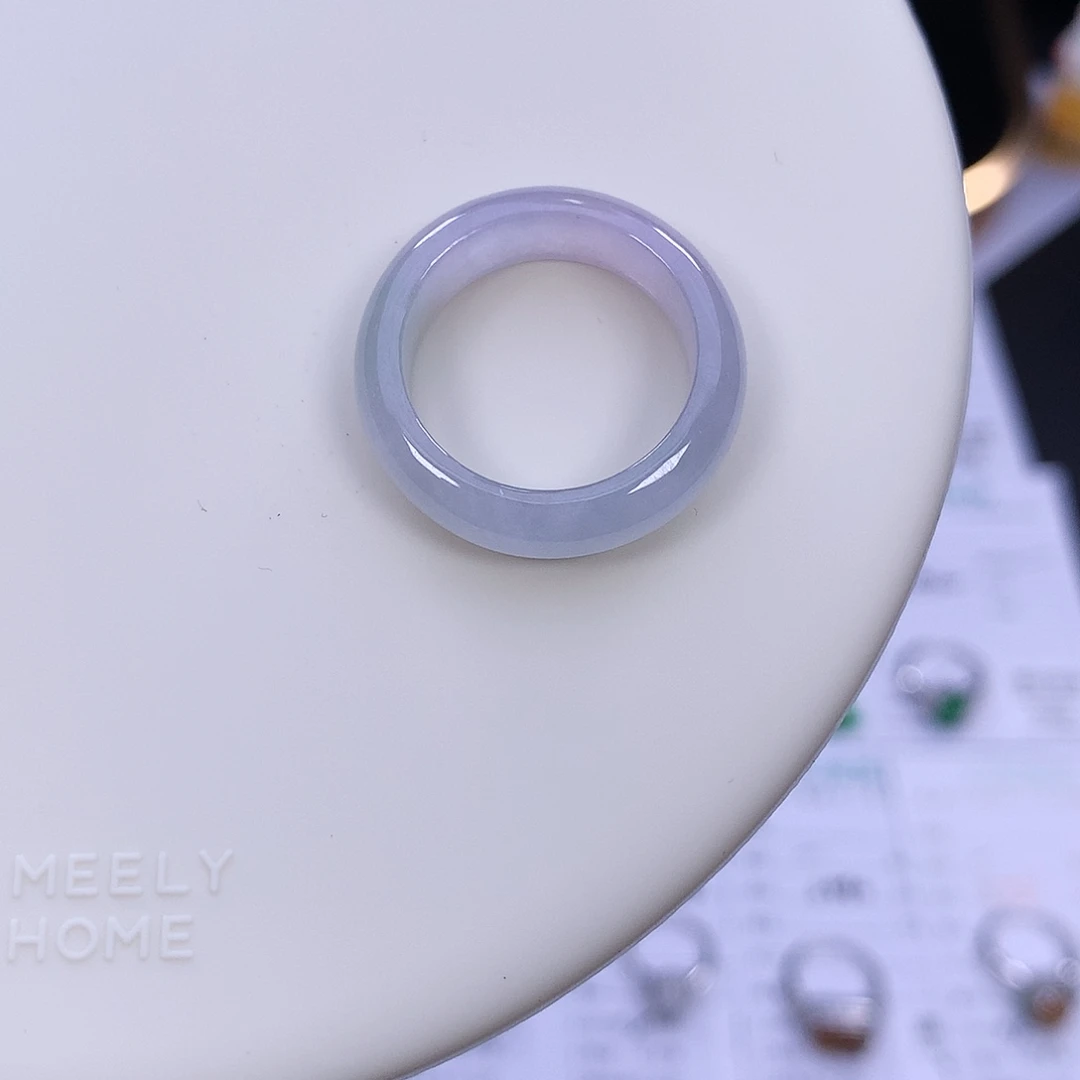 翡翠未镶嵌挂件天然缅甸翡翠Ａ货戒圈14号